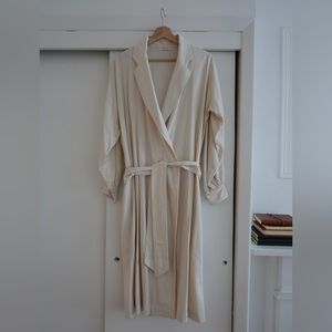 Na Nin Wrap Robe Raw Silk Dress